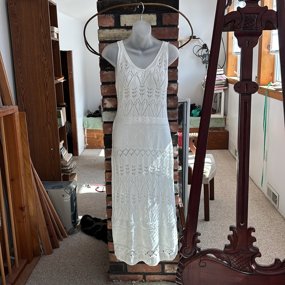White Dress Swimsuit Coverup